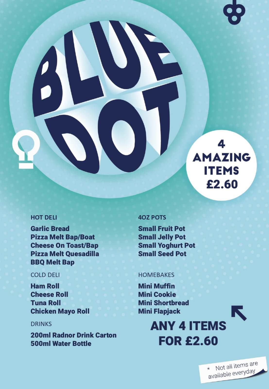 Blue Dot Meal Deal